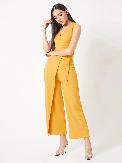 miss chase yellow jumpsuit