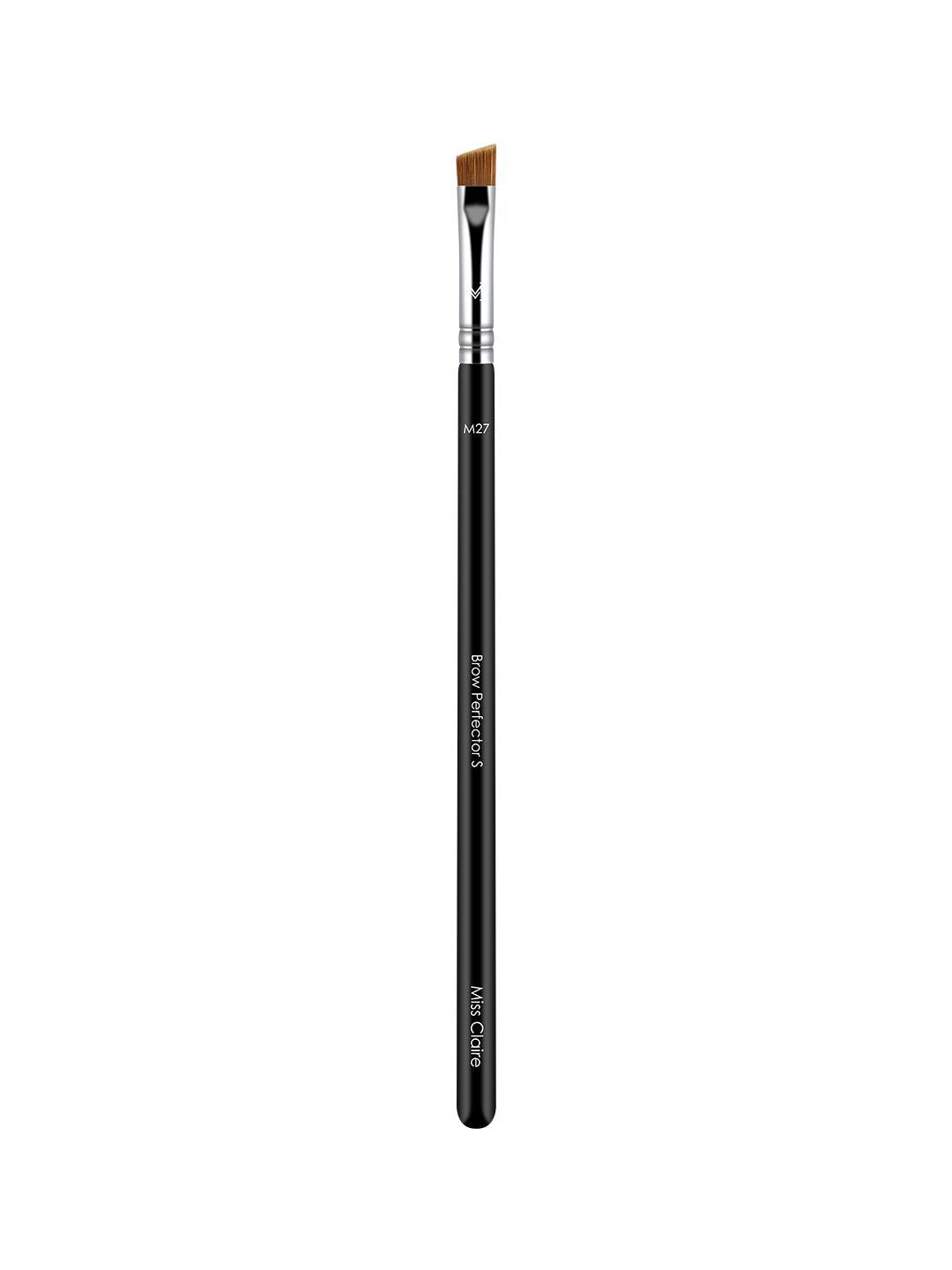 miss claire m27 - brow perfector brush (s) - silver-toned & black