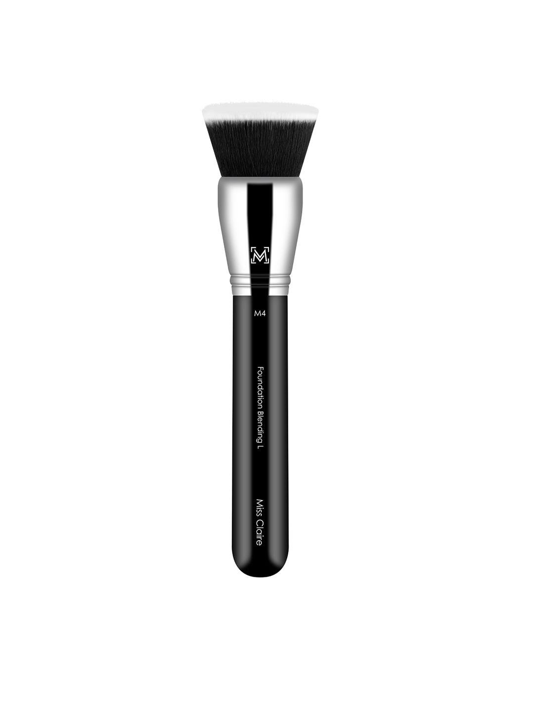 miss claire m4 - foundation blending brush l - silver-toned & black