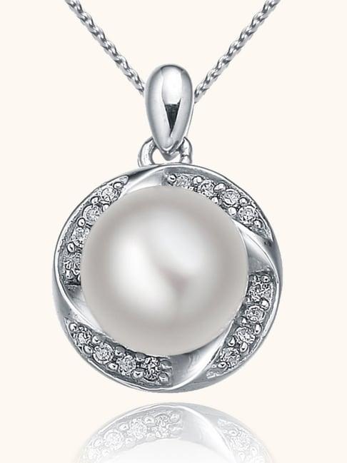 miss jo 92.5 sterling silver delicate pearl whisper necklace