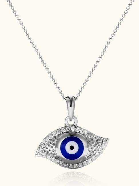 miss jo 92.5 sterling silver mystical azure necklace