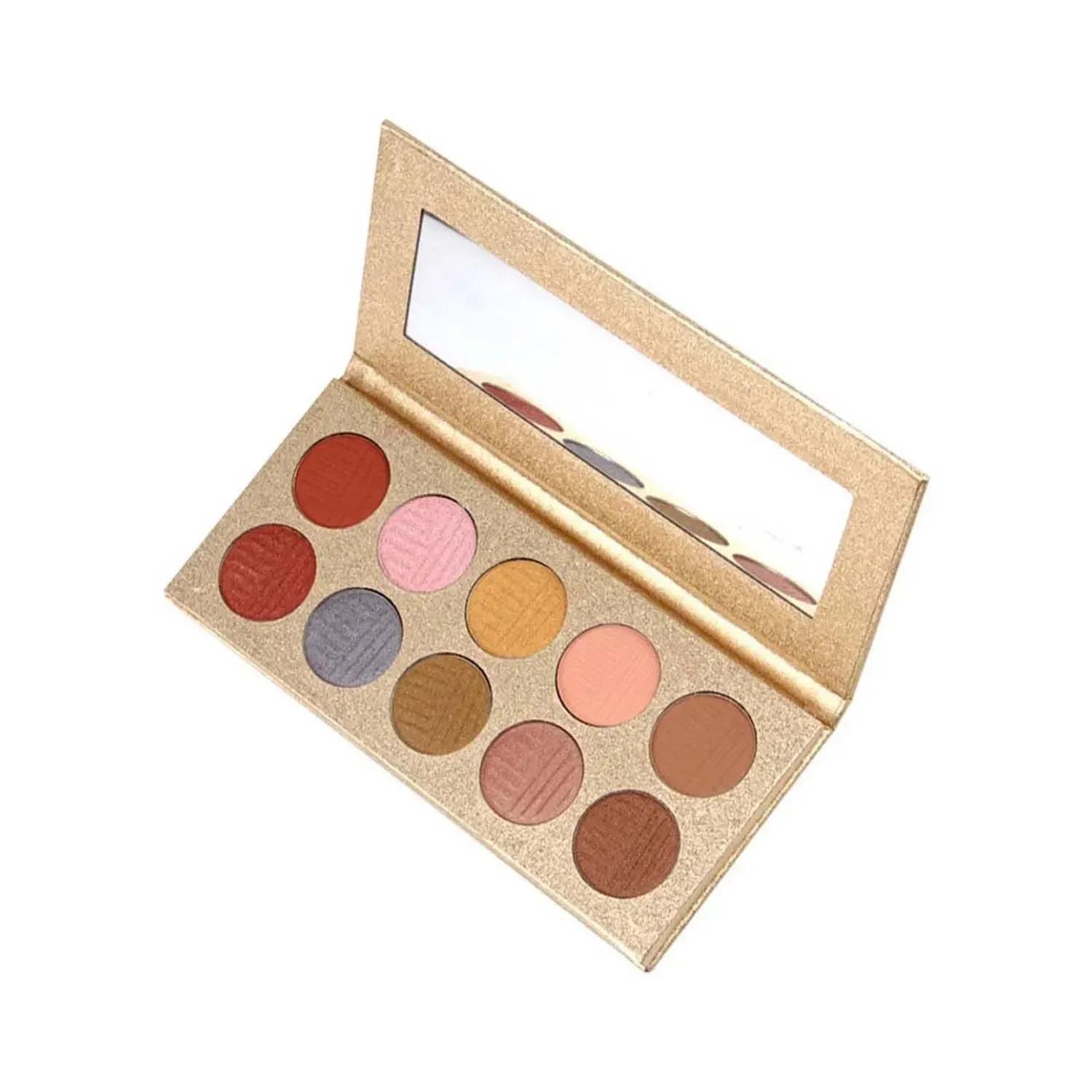 miss rose 12 color eyeshadow and 6 color glitter palette - m1 (28g)