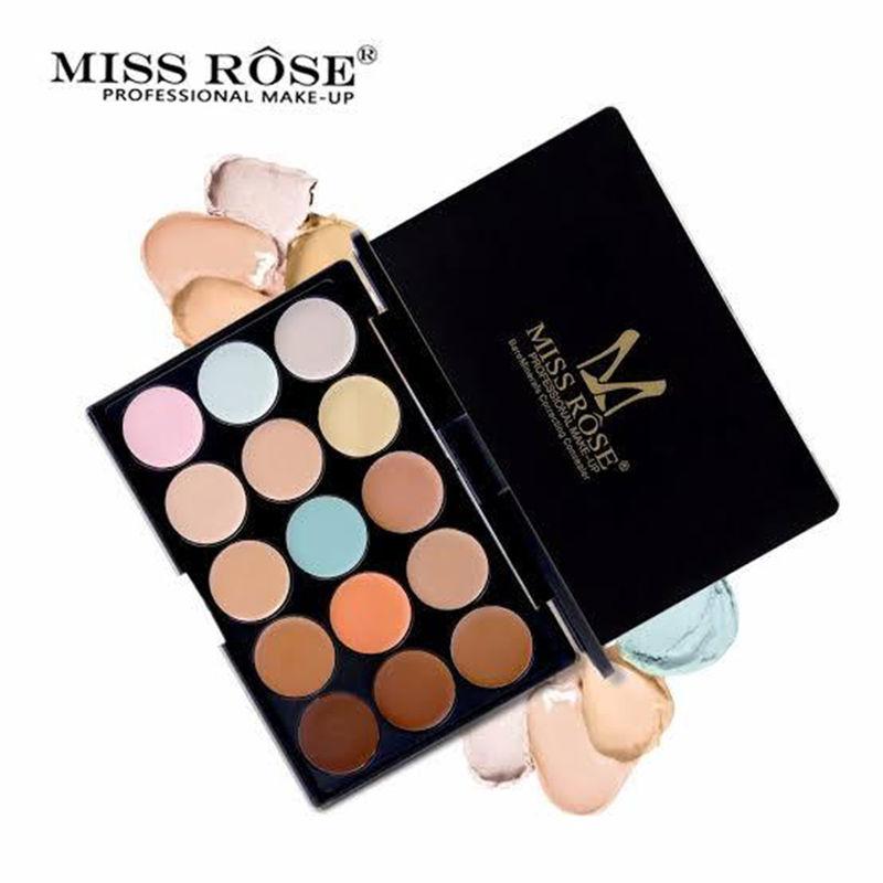 miss rose 15 color correcting concealer palette 7601-012n