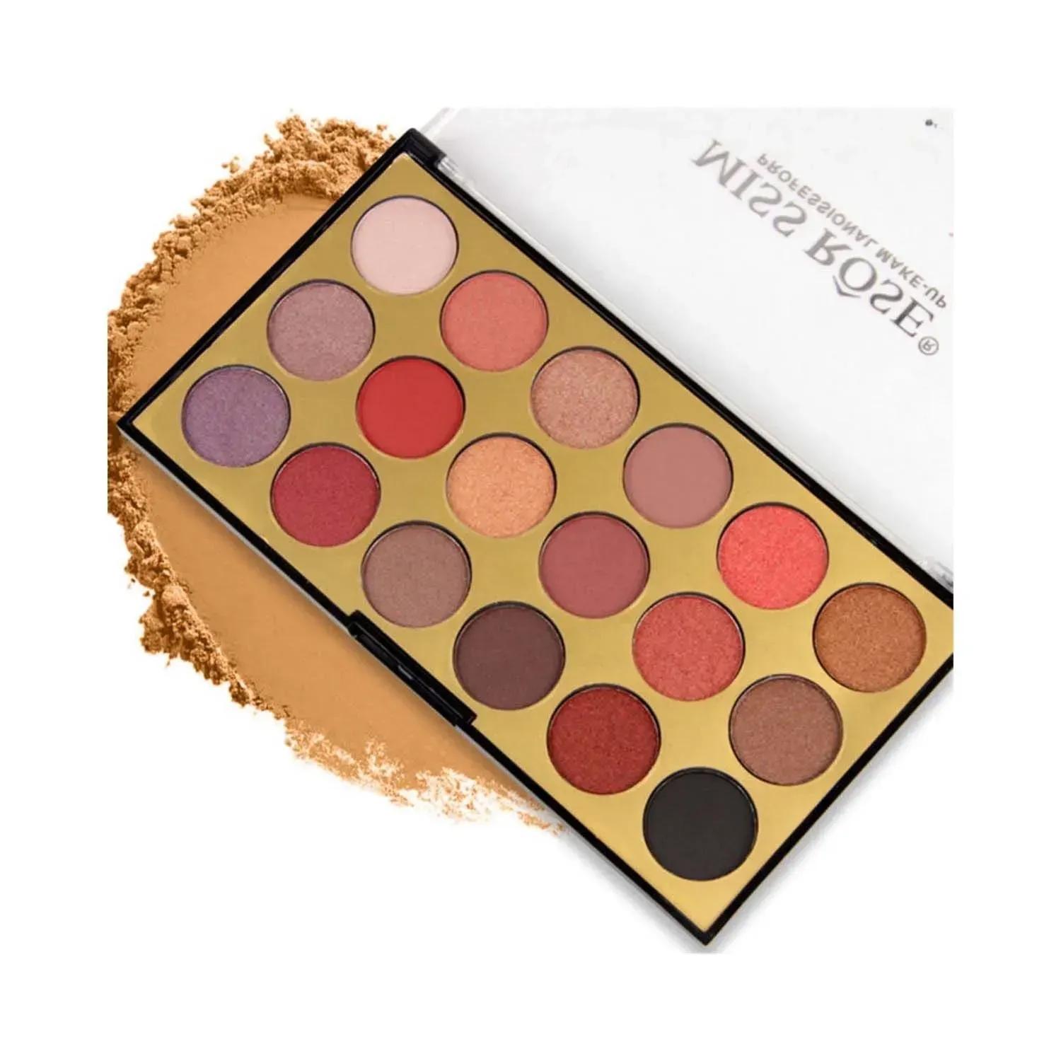 miss rose 18 color eyeshadow palette - m2 (32g)