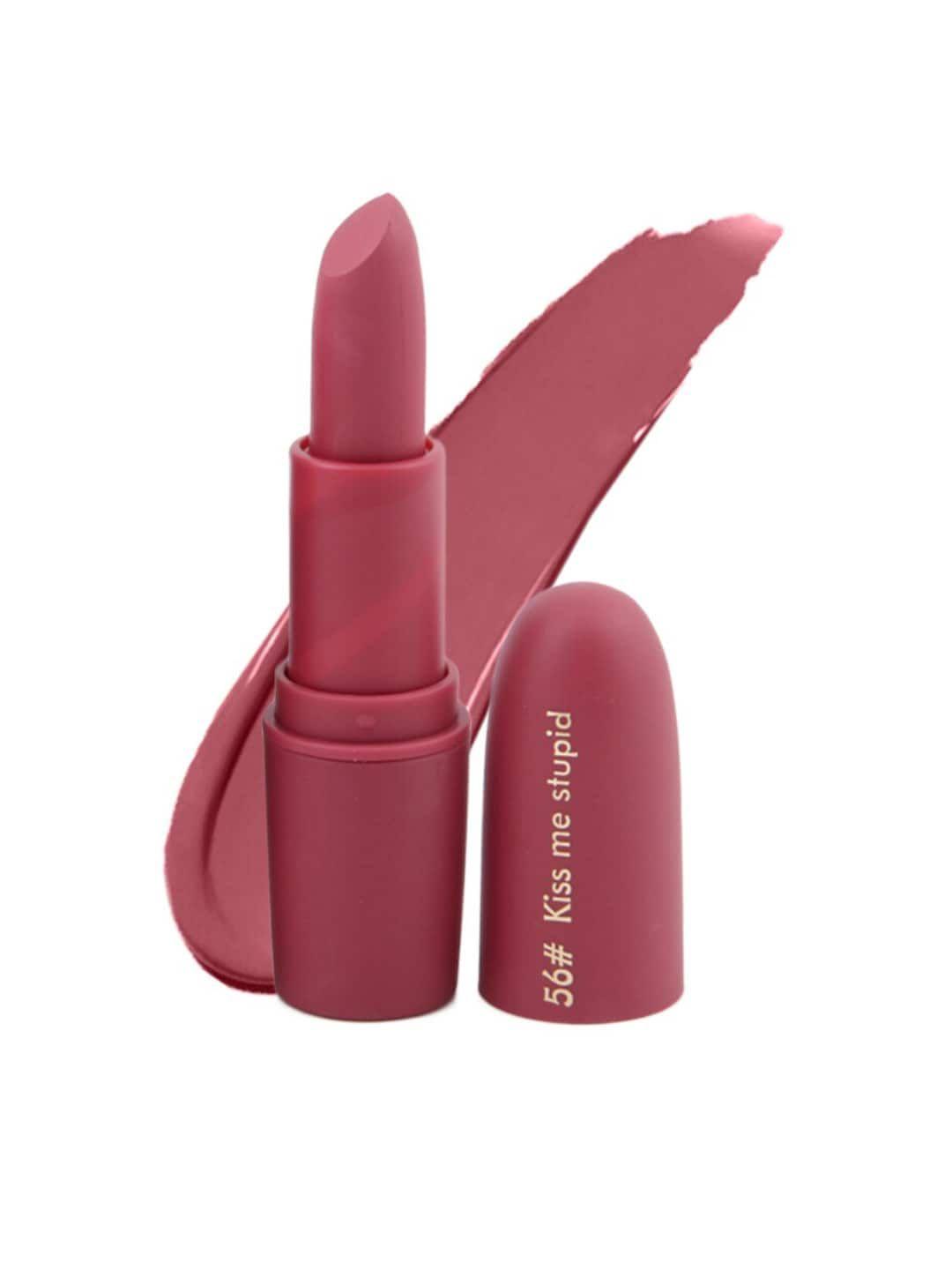 miss rose creamy matte shade 56 kiss me stupid bullet lipstick