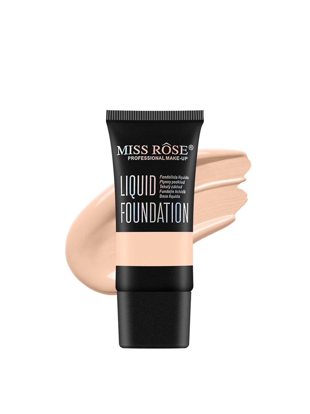 miss rose matte finish liquid foundation - beige 04