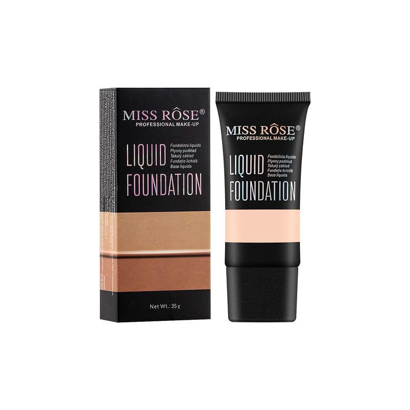 miss rose matte finish liquid foundation tube beige 07