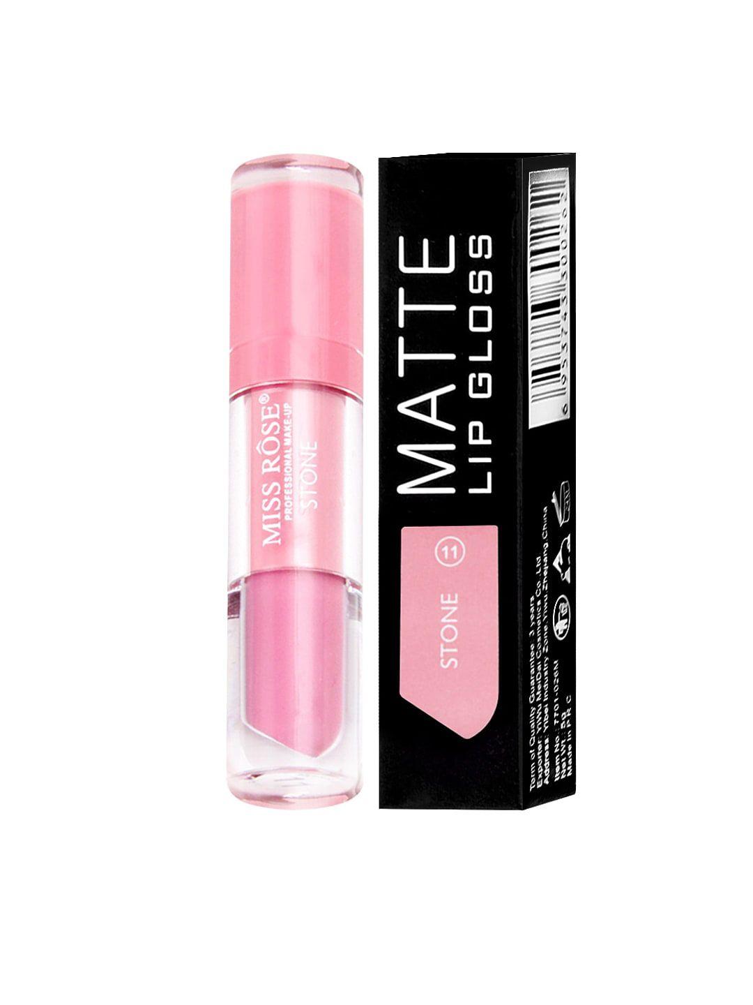 miss rose matte lip gloss stone