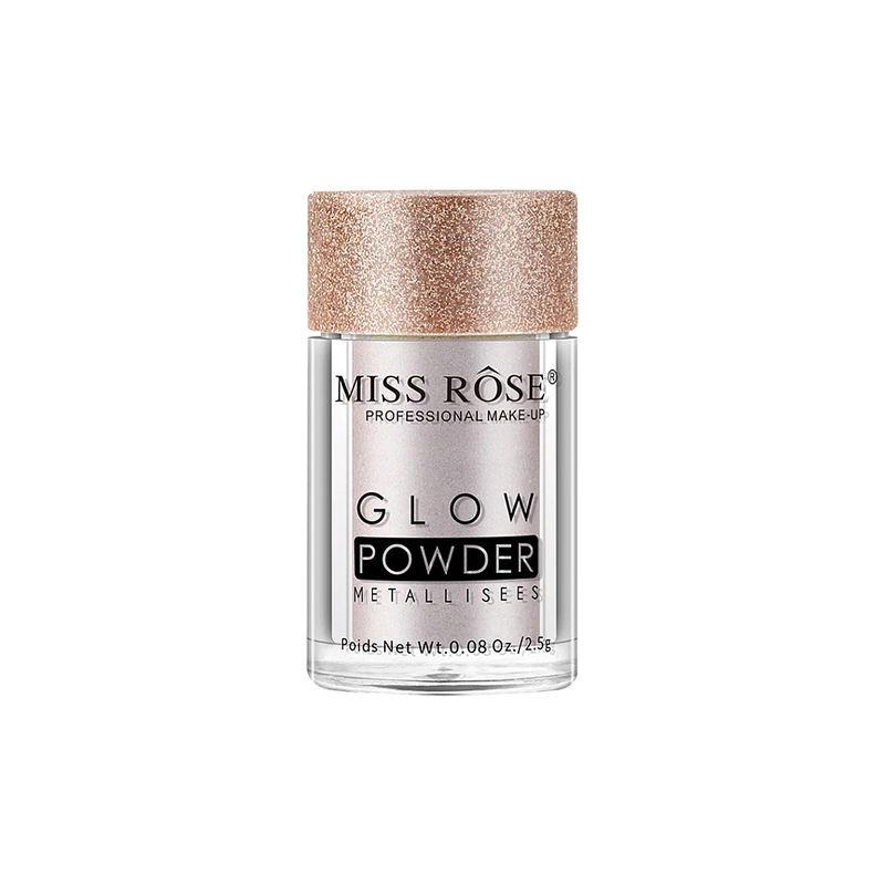 miss rose professsional makeup glow powder metalises