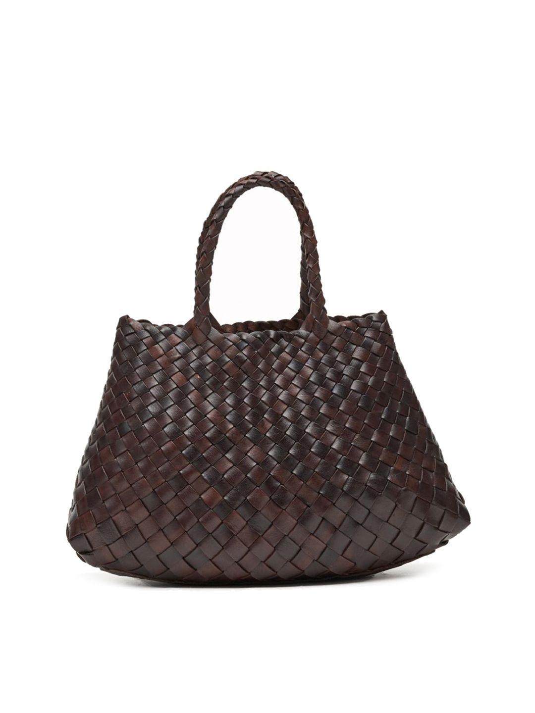 mistry textured leather shopper handheld bag