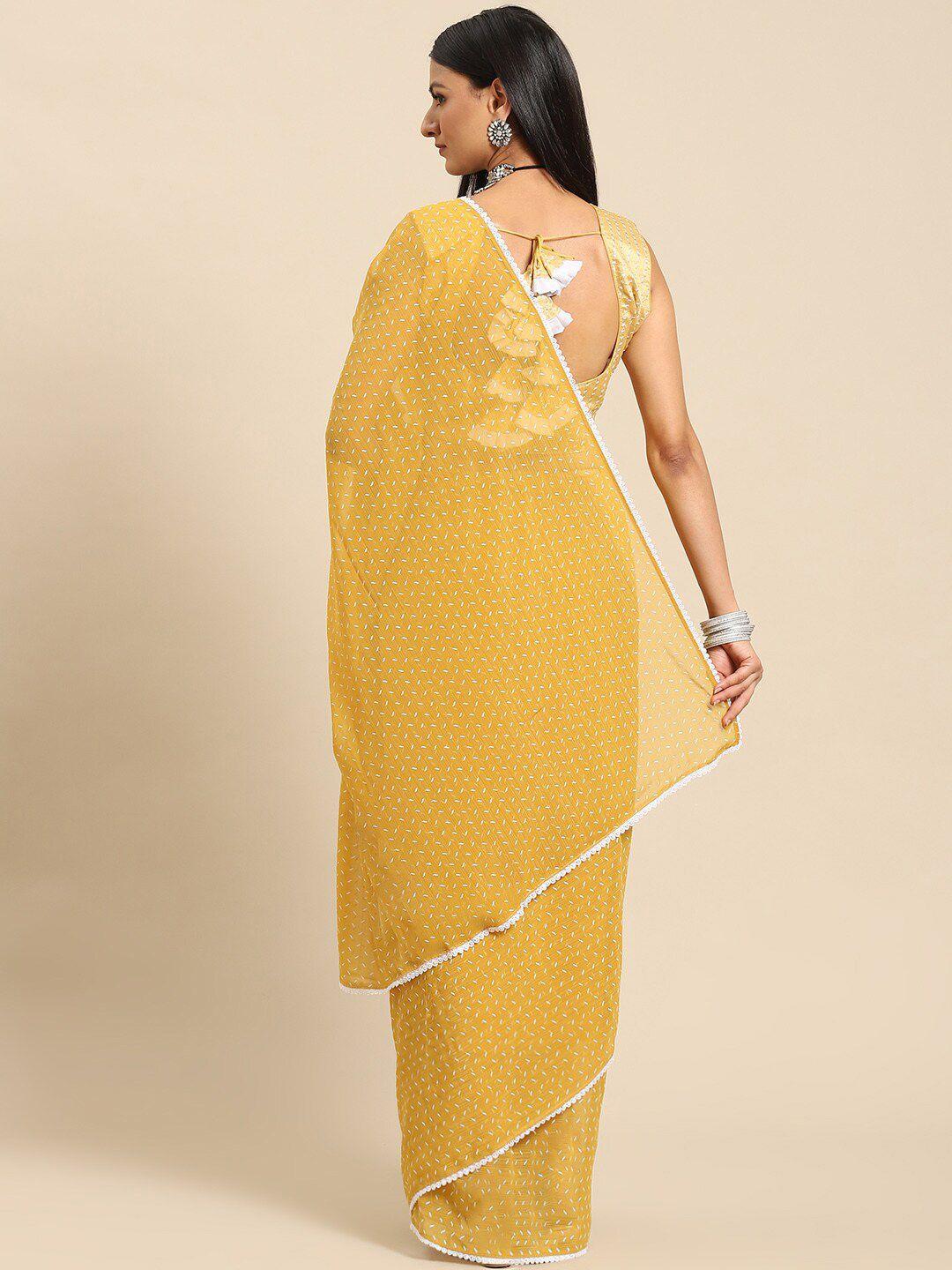 mitera ethnic motifs embroidered saree