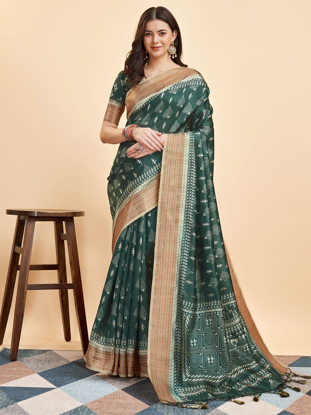 mitera ethnic motifs zari pure silk saree