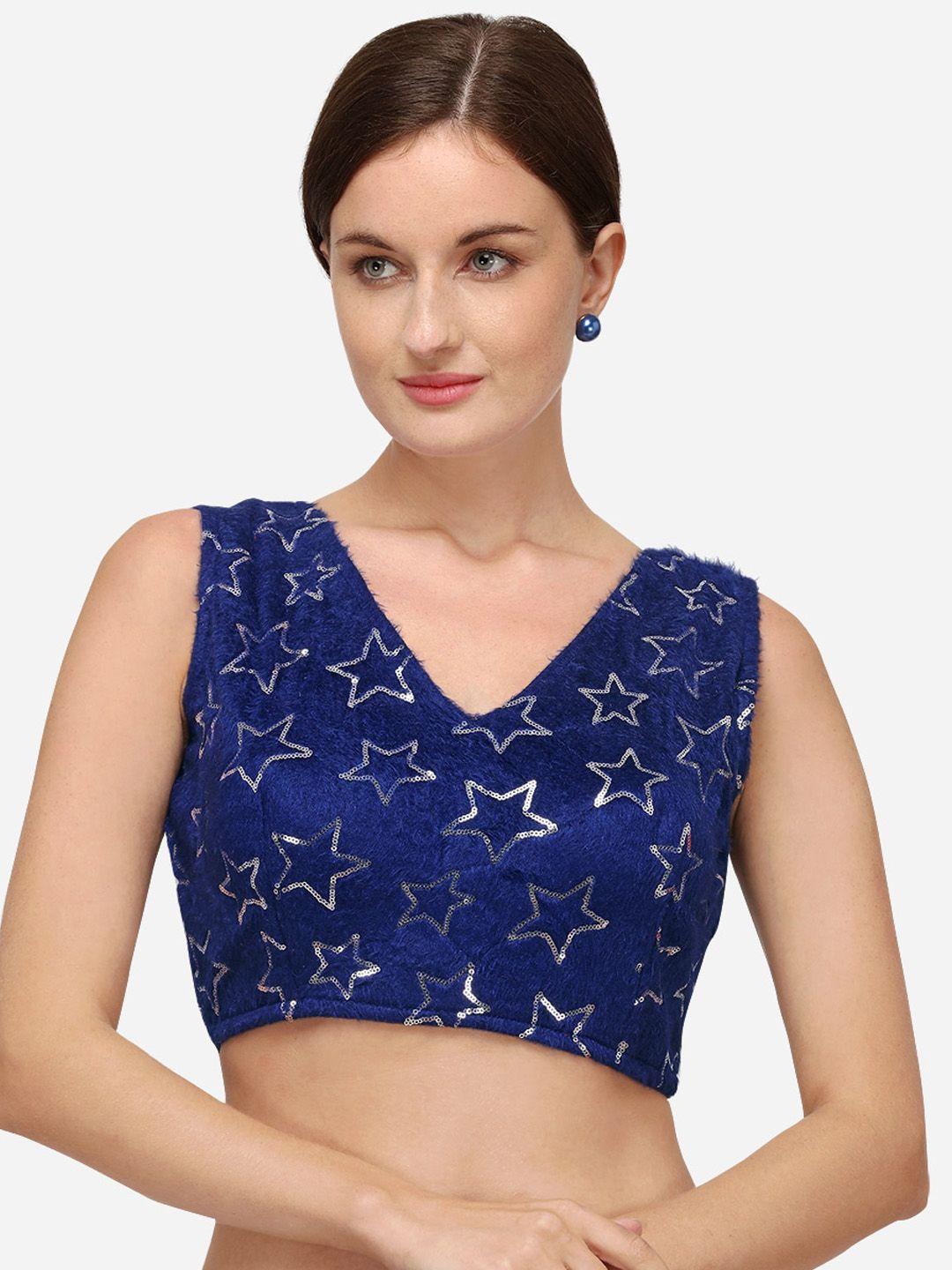 mitera embellished saree blouse