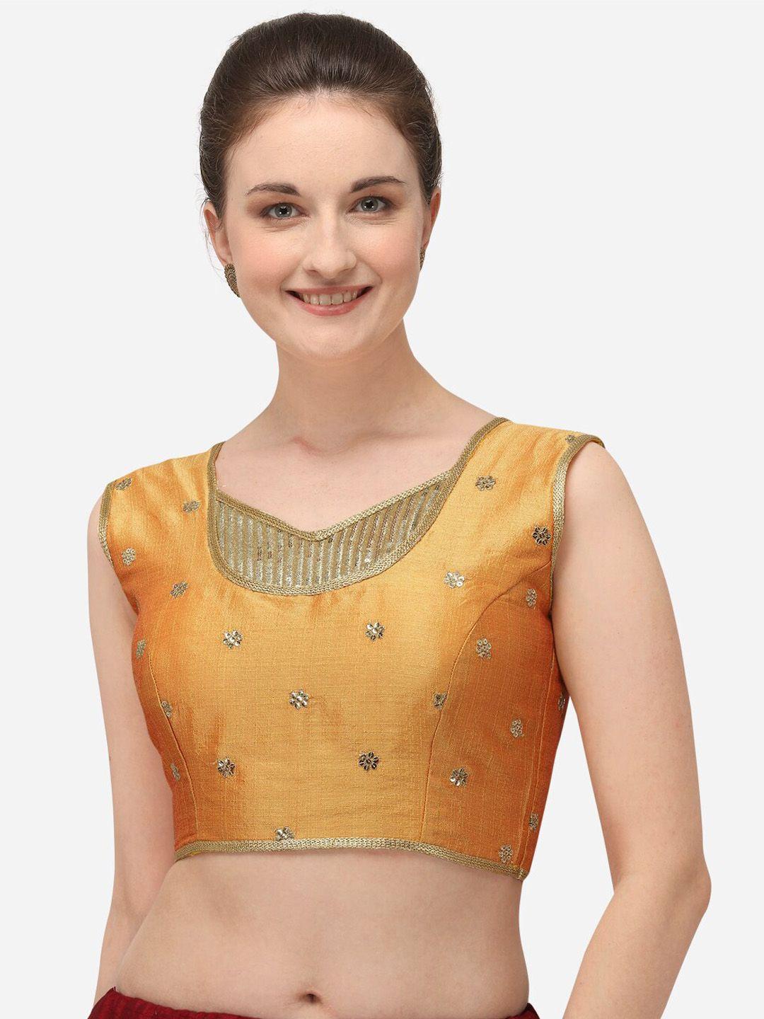 mitera embroidered saree blouse