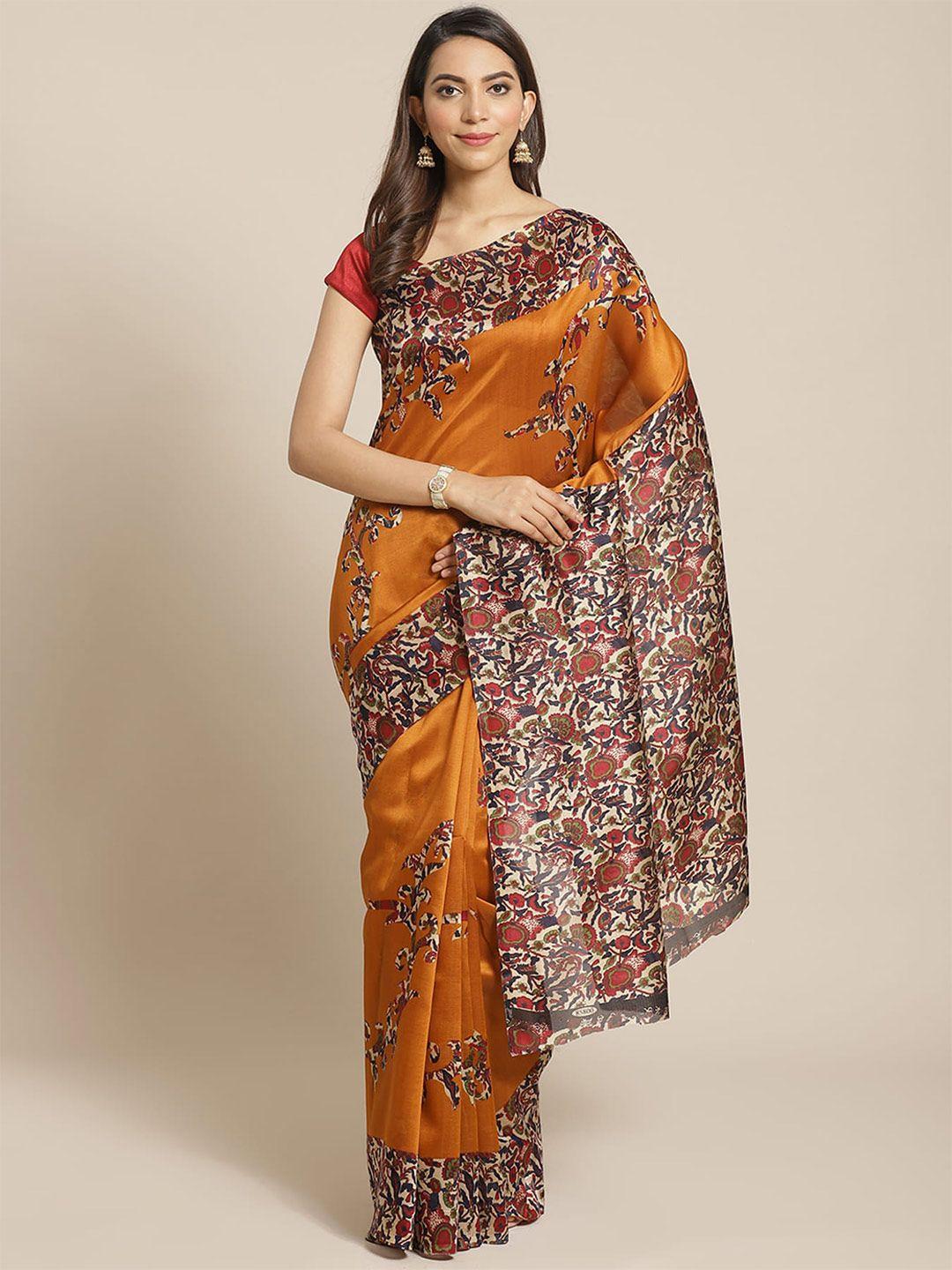 mitera ethnic motifs printed banarasi saree