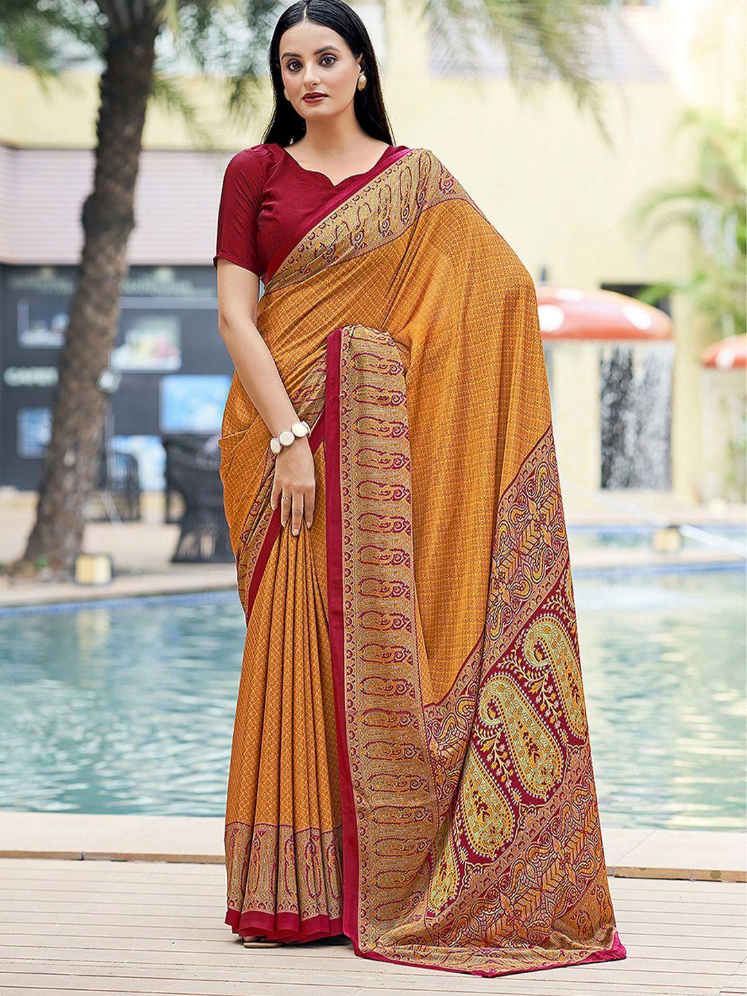 mitera ethnic motifs printed maheshwari saree