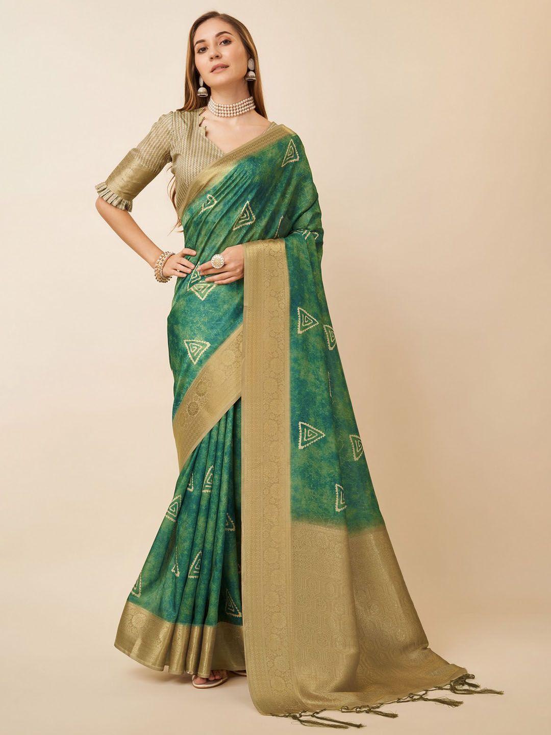 mitera ethnic motifs pure silk zari saree