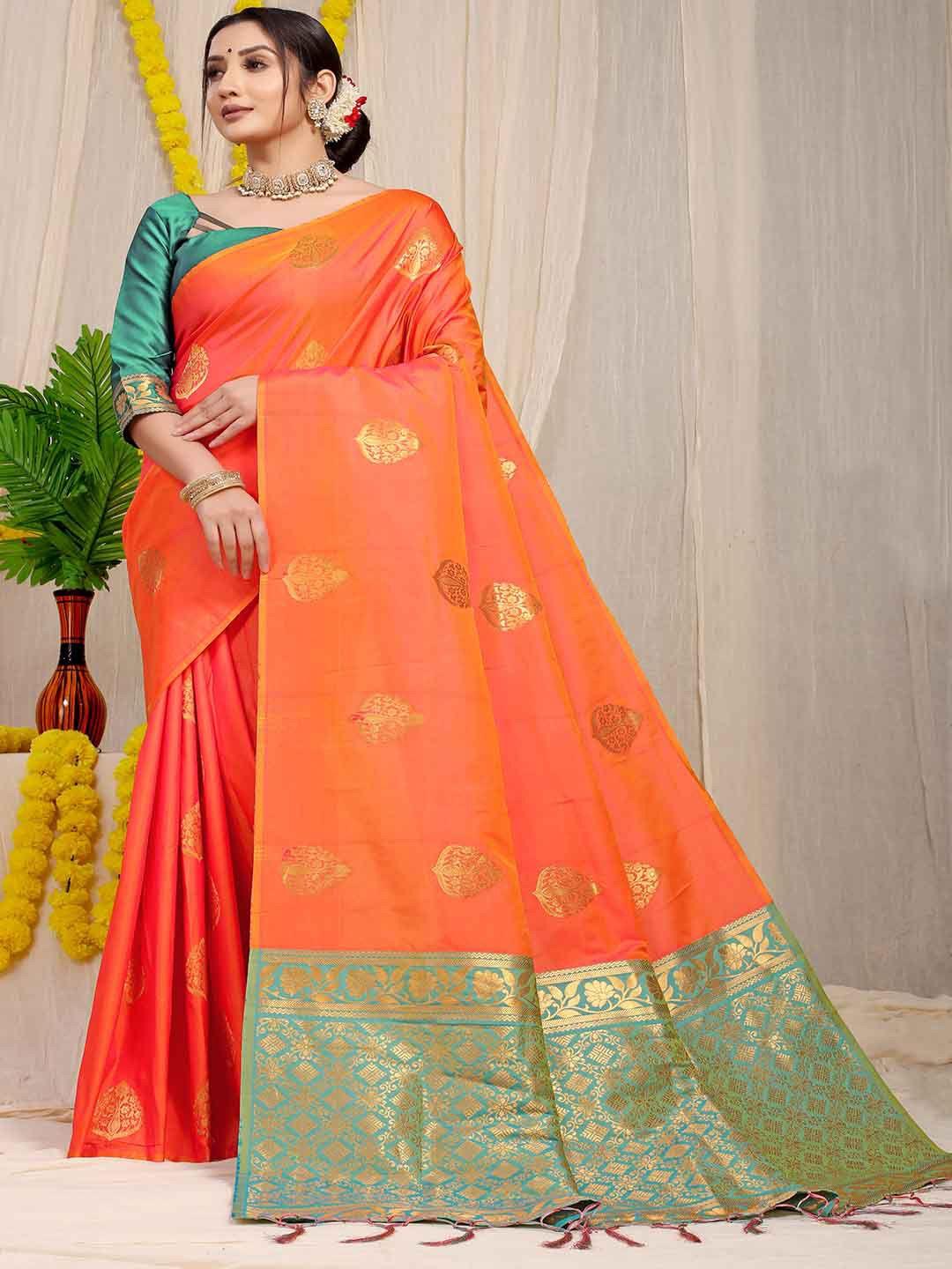 mitera ethnic motifs woven design zari art silk saree