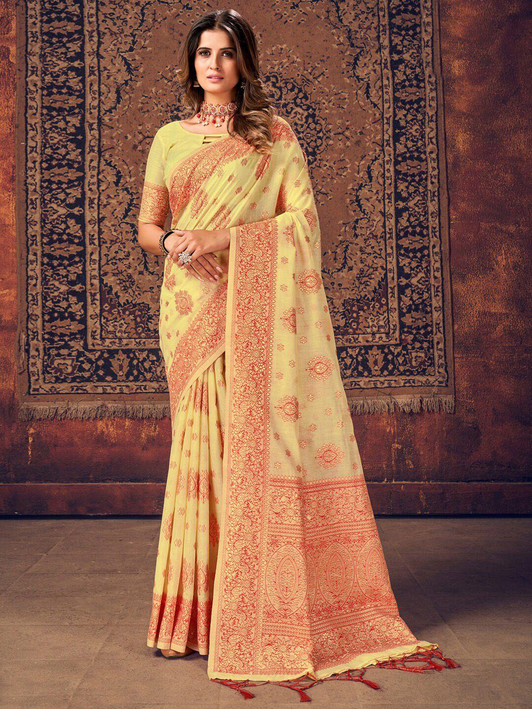 mitera ethnic motifs woven design zari banarasi saree