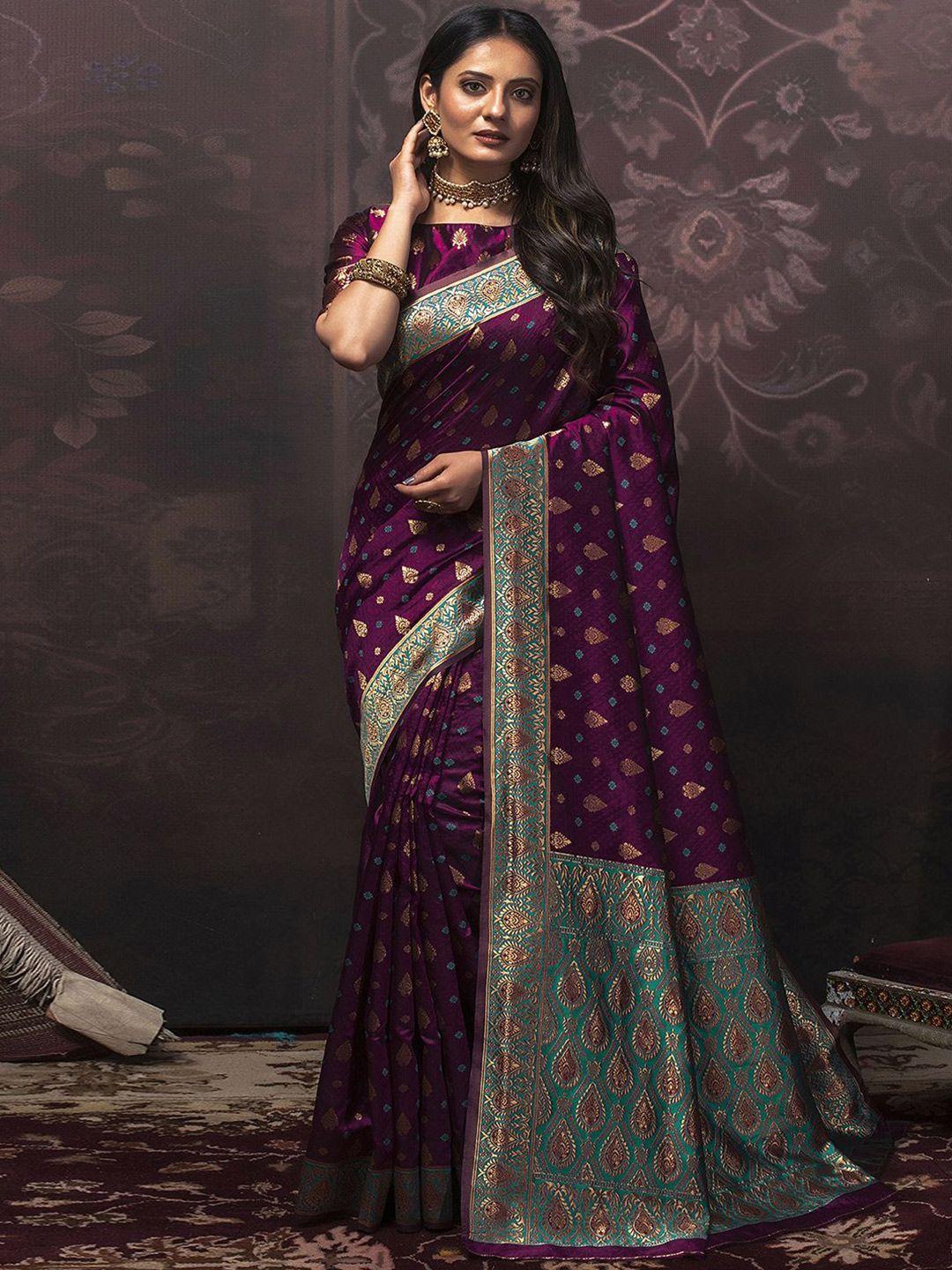 mitera ethnic motifs woven design zari banarasi saree