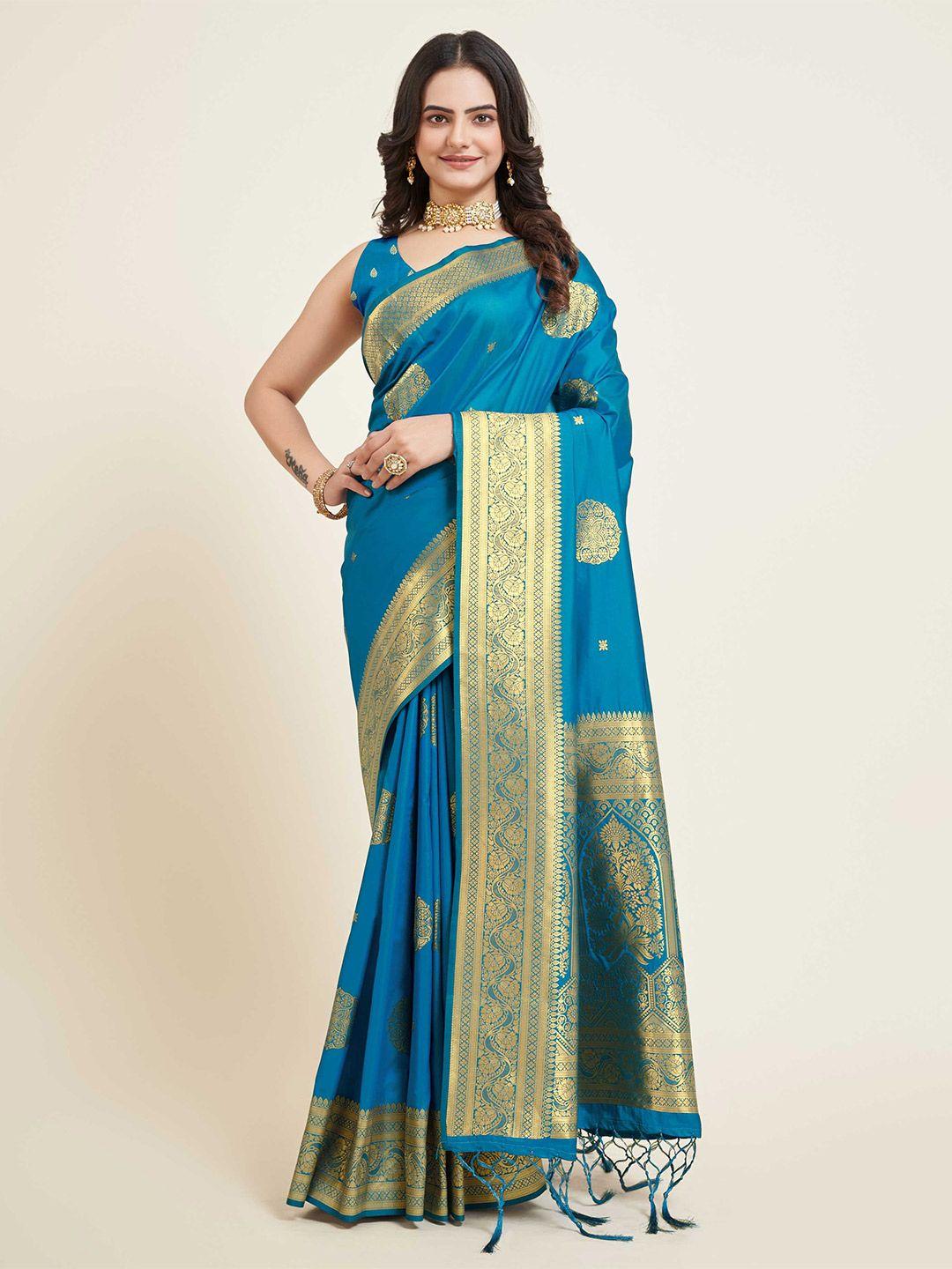 mitera ethnic motifs woven design zari banarasi saree