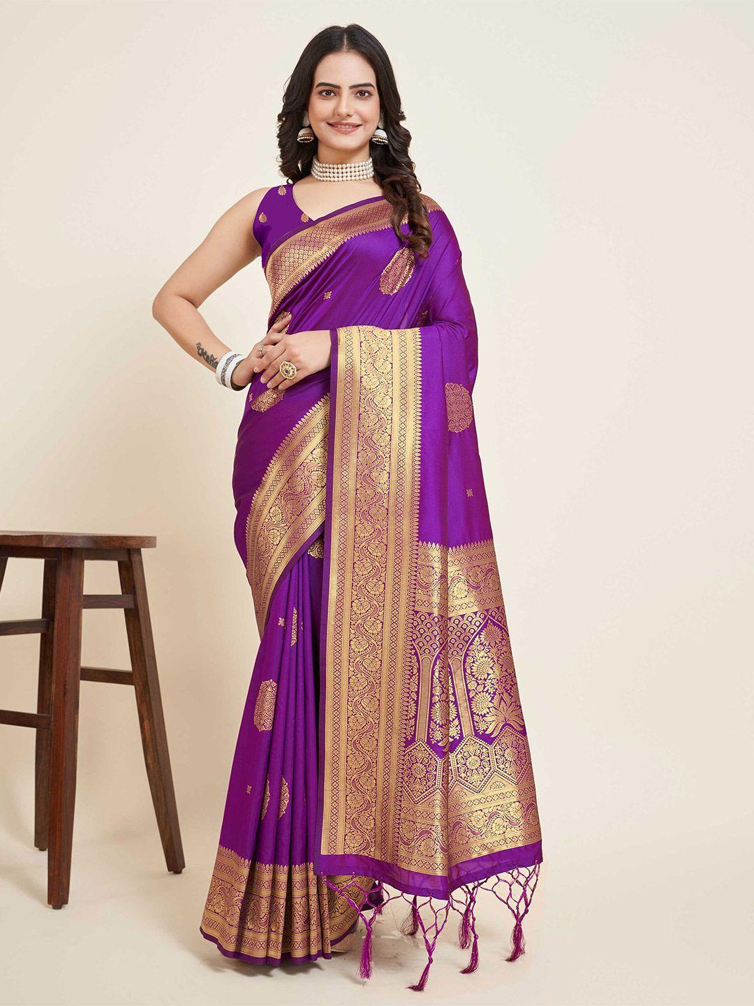 mitera ethnic motifs woven design zari banarasi saree