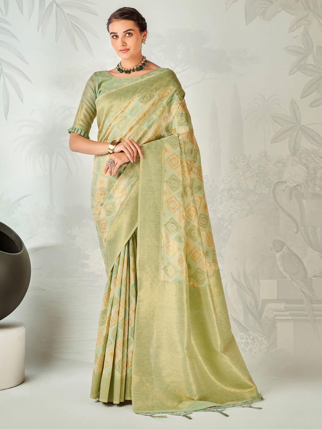 mitera ethnic motifs woven design zari banarasi saree