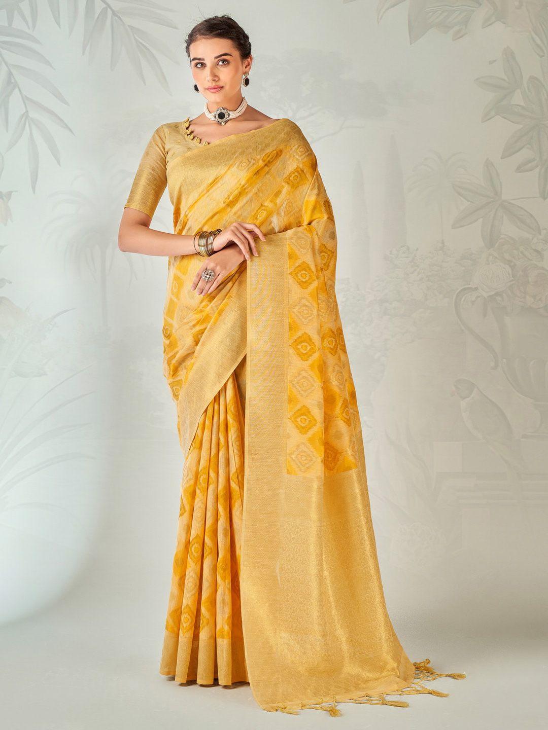 mitera ethnic motifs woven design zari banarasi saree