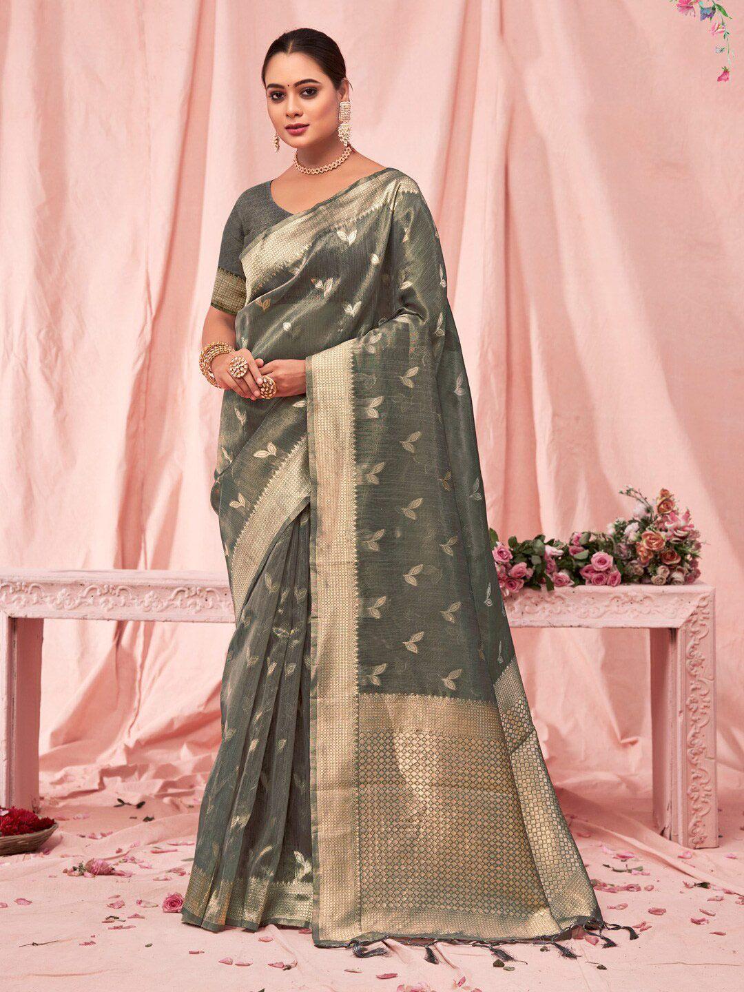 mitera ethnic motifs woven design zari kota saree