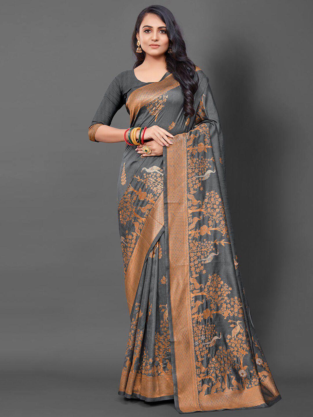 mitera ethnic motifs woven design zari silk blend banarasi saree