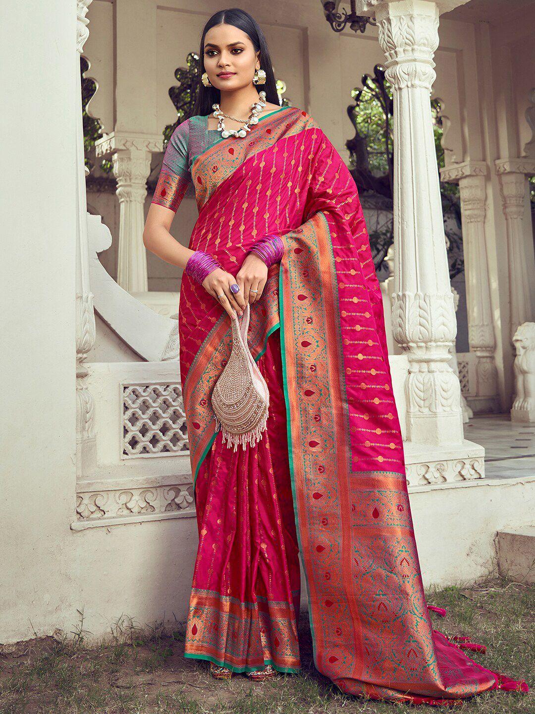 mitera ethnic motifs zari art silk banarasi saree