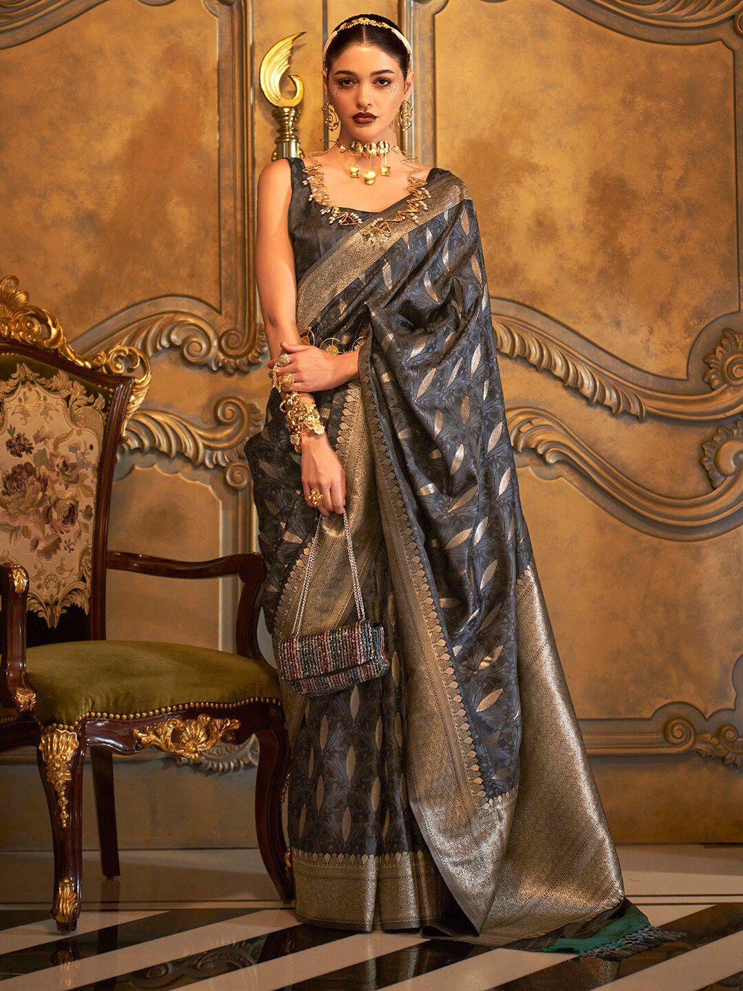 mitera ethnic motifs zari banarasi saree