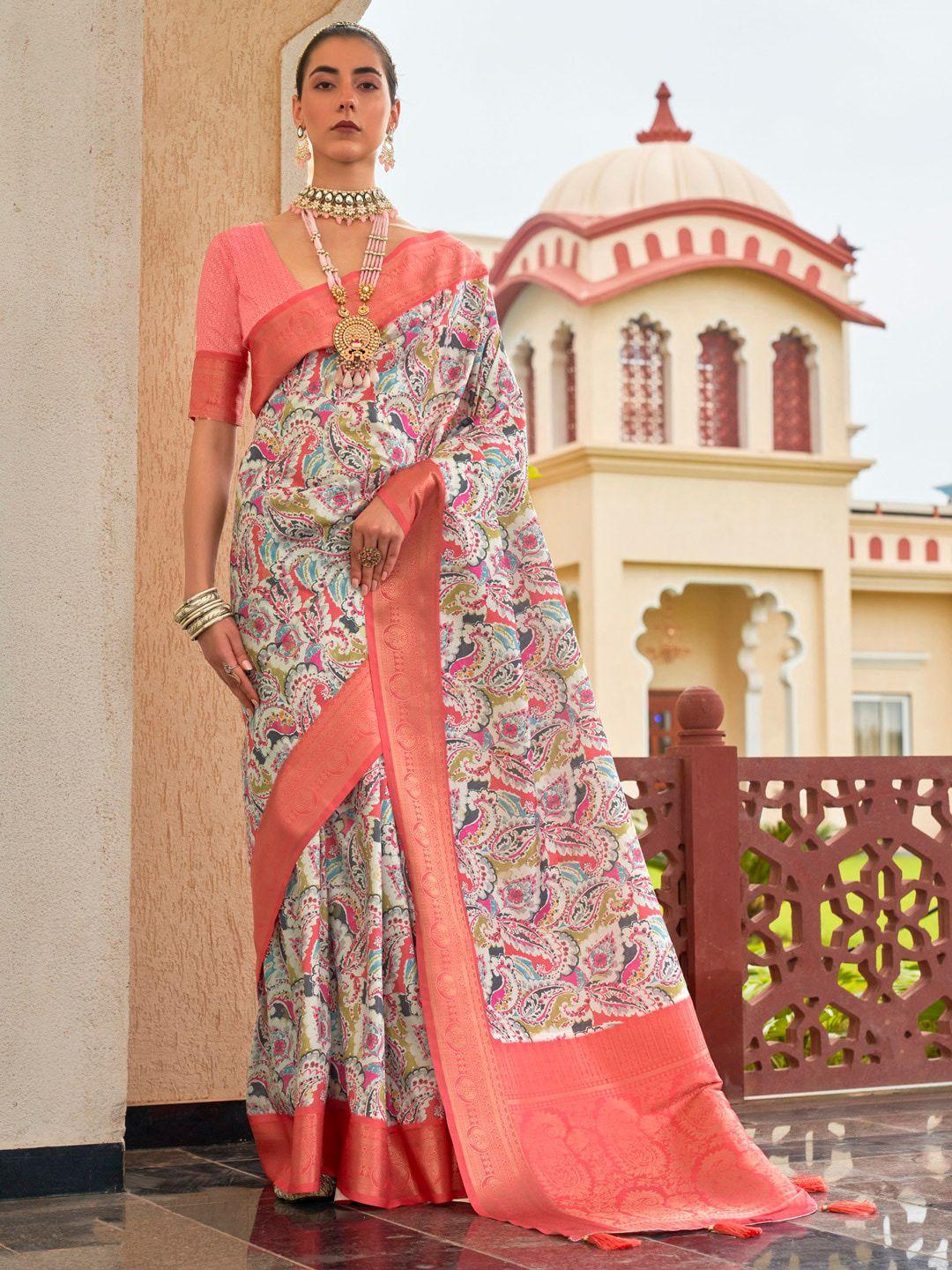 mitera ethnic motifs zari banarasi saree