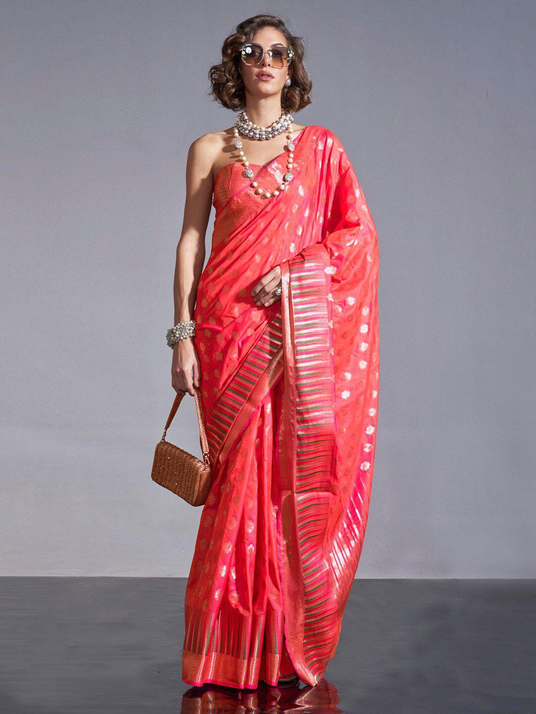 mitera ethnic motifs zari banarasi saree