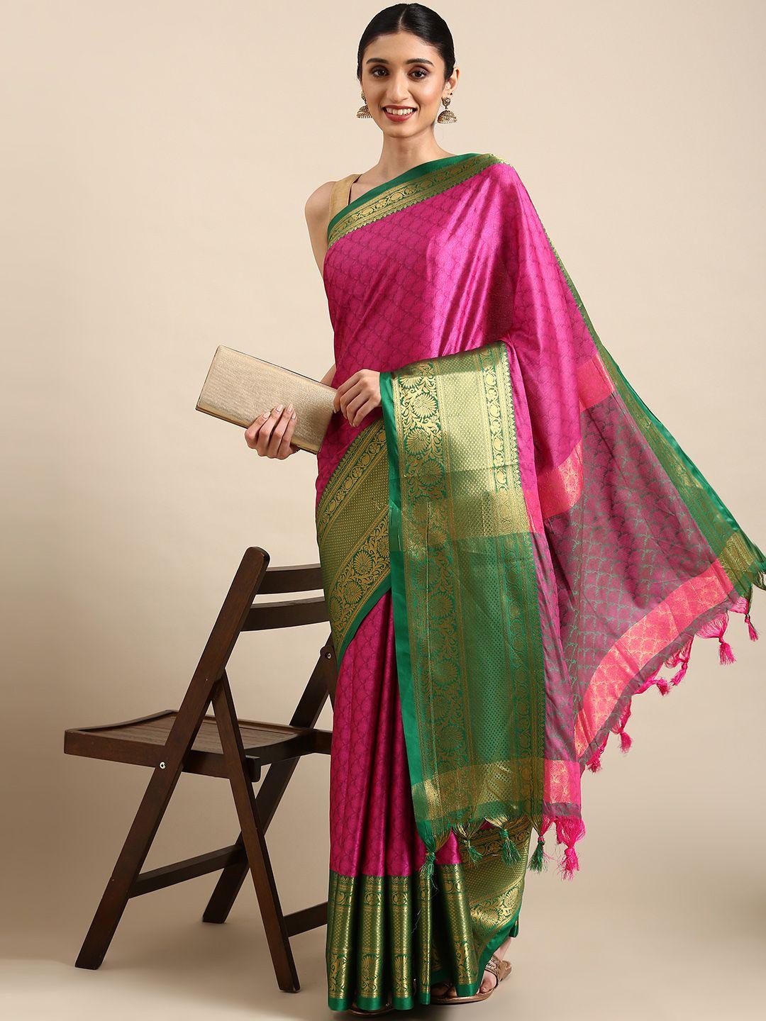 mitera ethnic motifs zari silk cotton banarasi saree