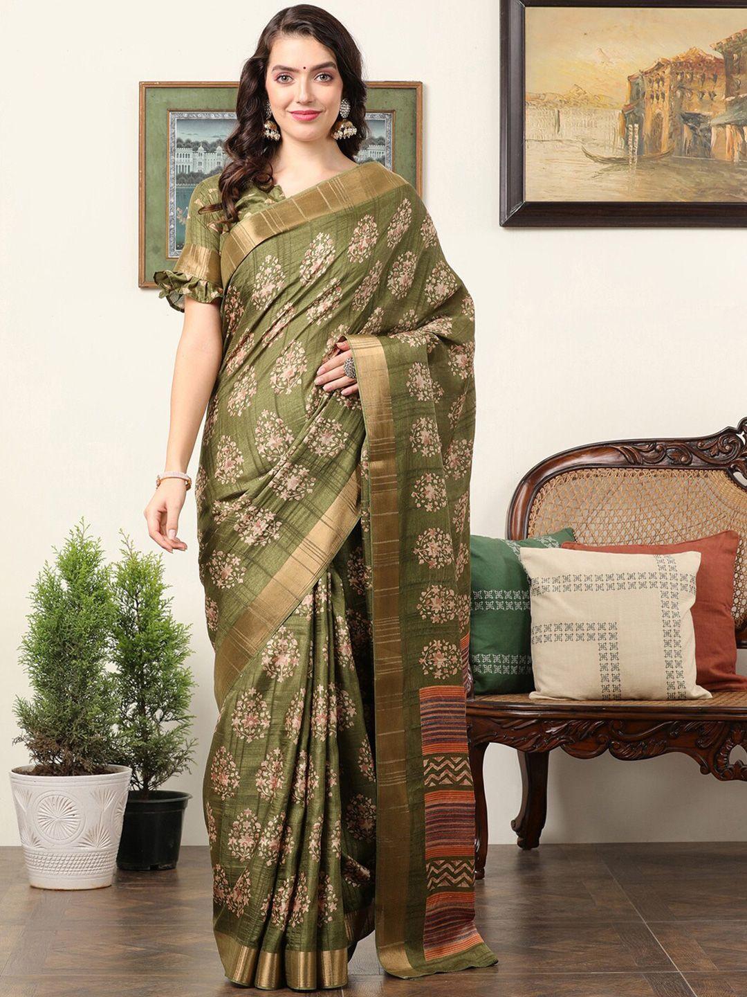 mitera ethnic motifs zari silk sungudi saree