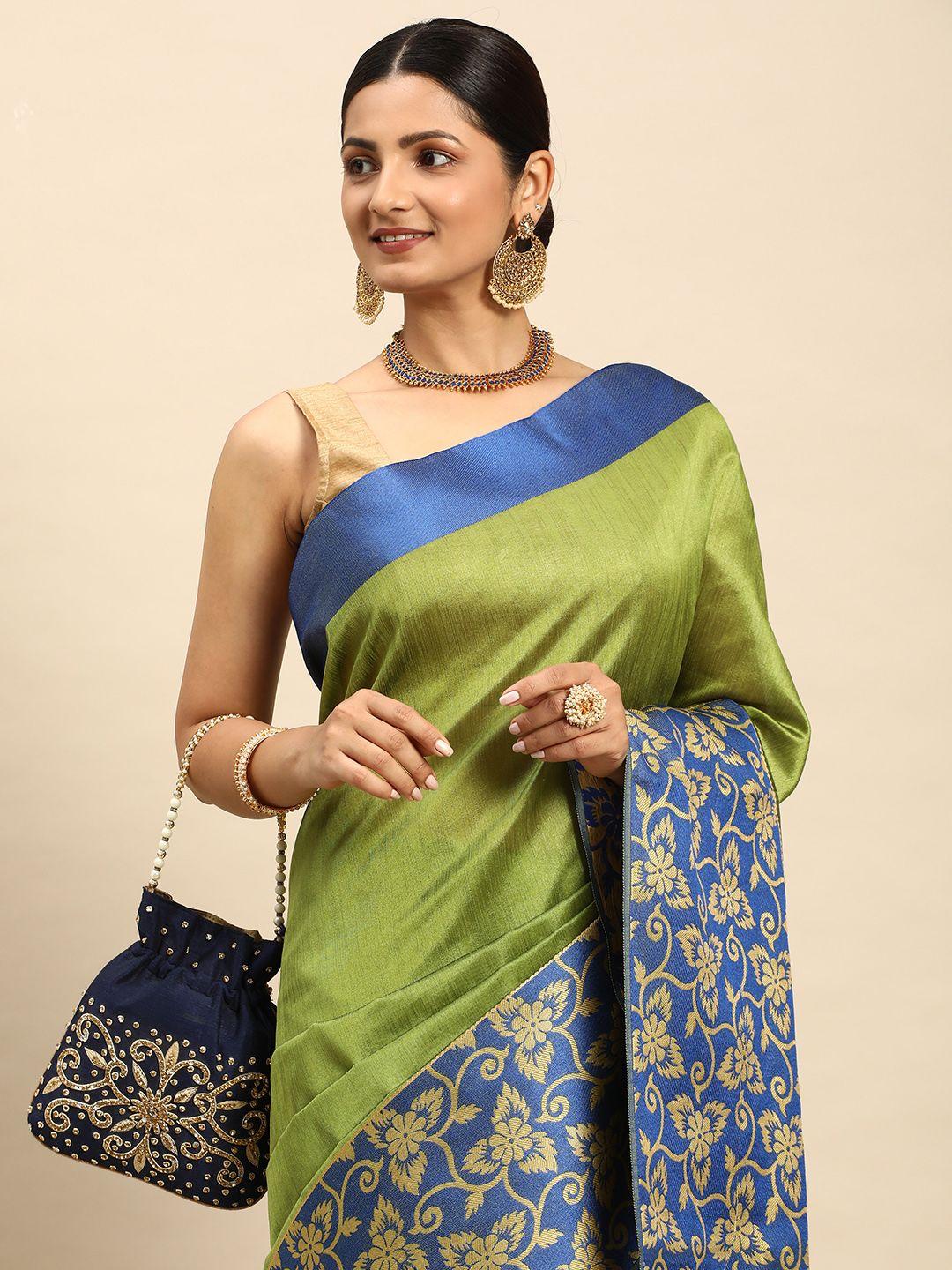 mitera floral jacquard saree