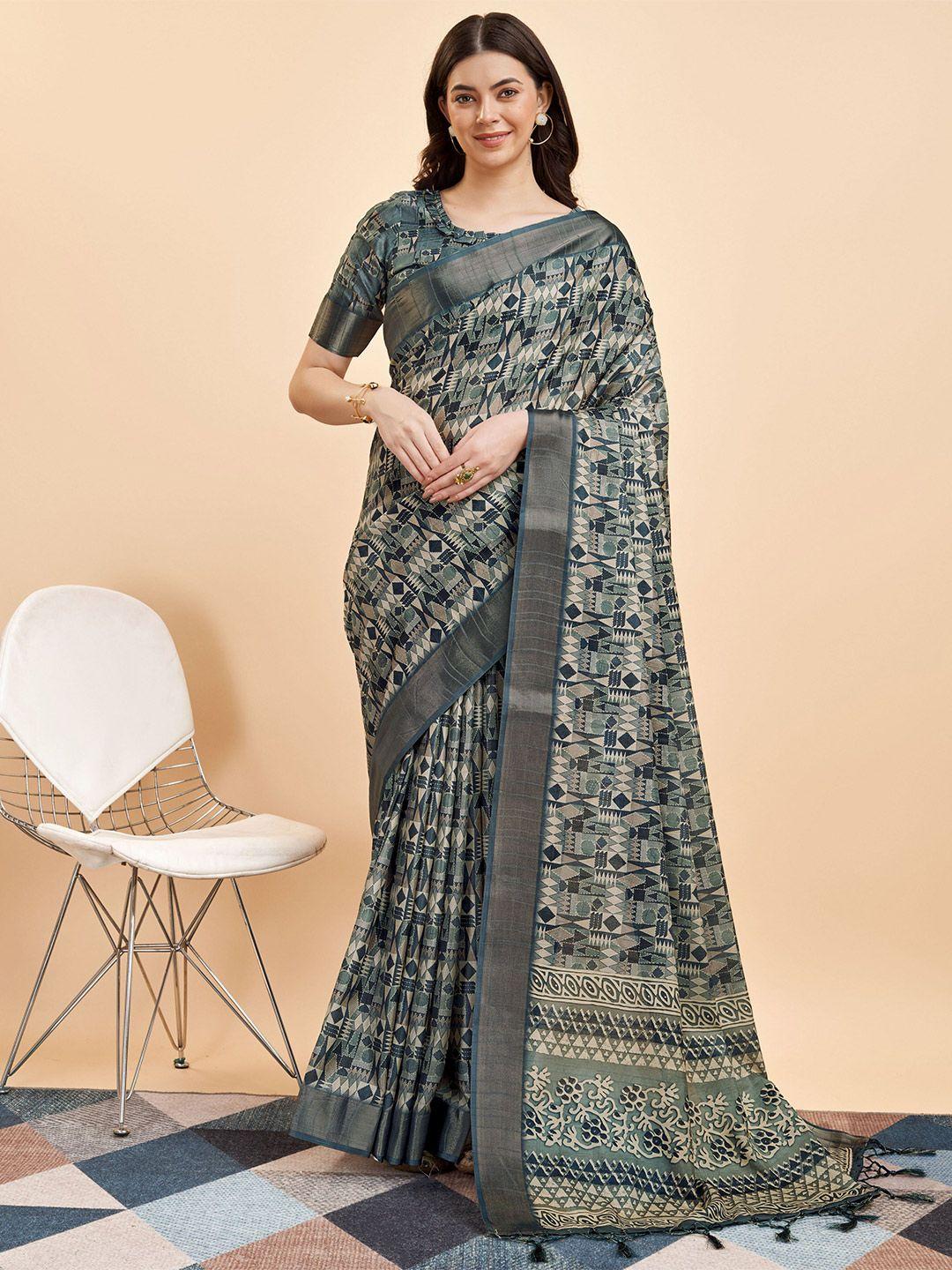 mitera floral zari pure silk saree