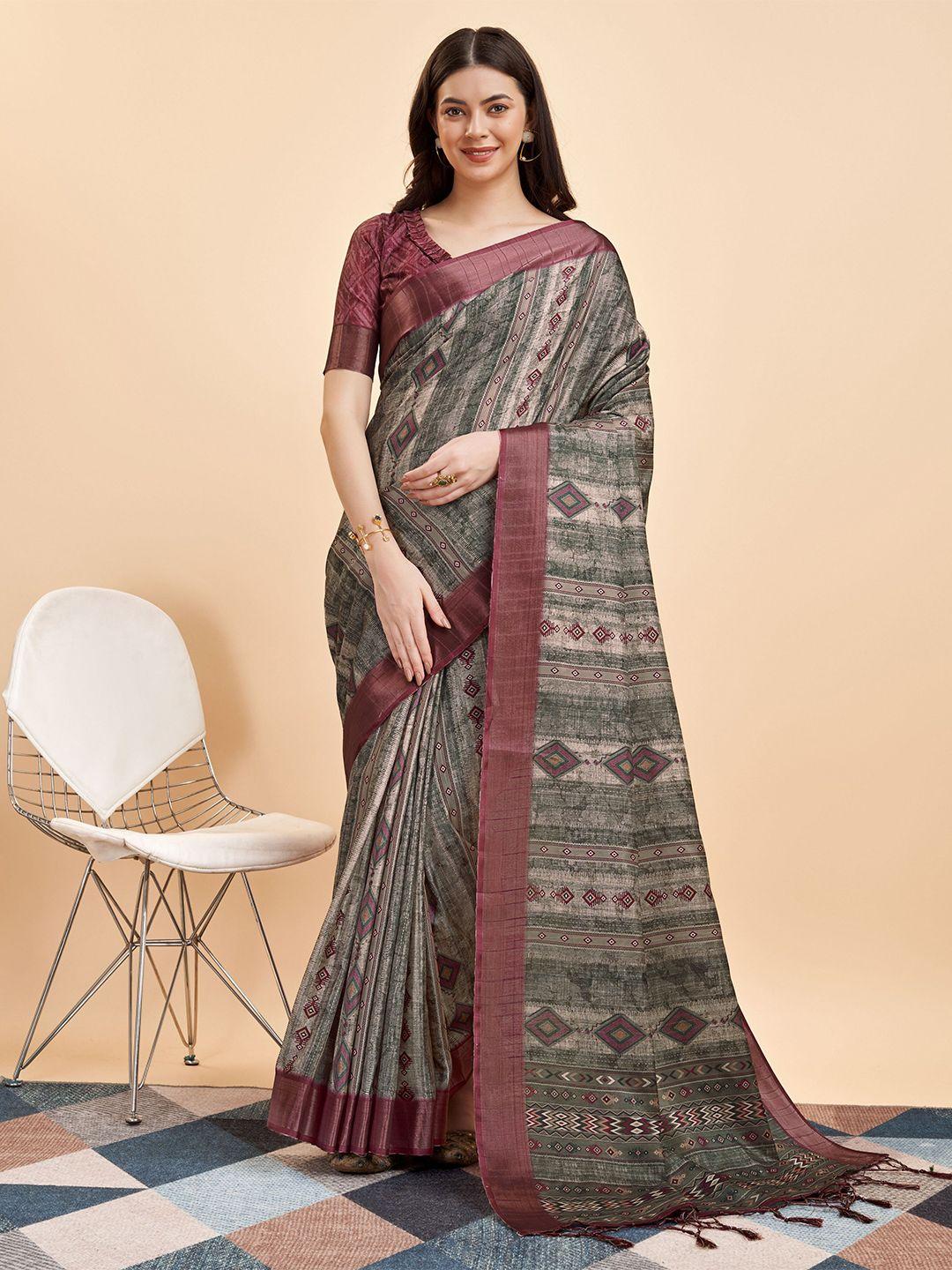 mitera floral zari pure silk saree