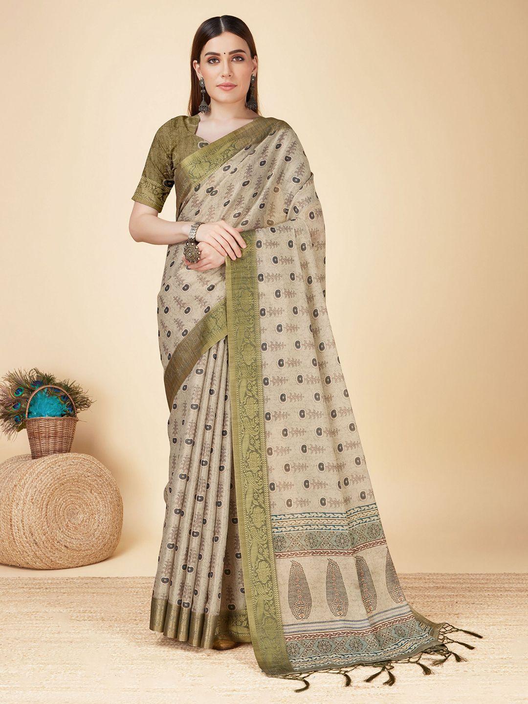 mitera floral zari pure silk saree