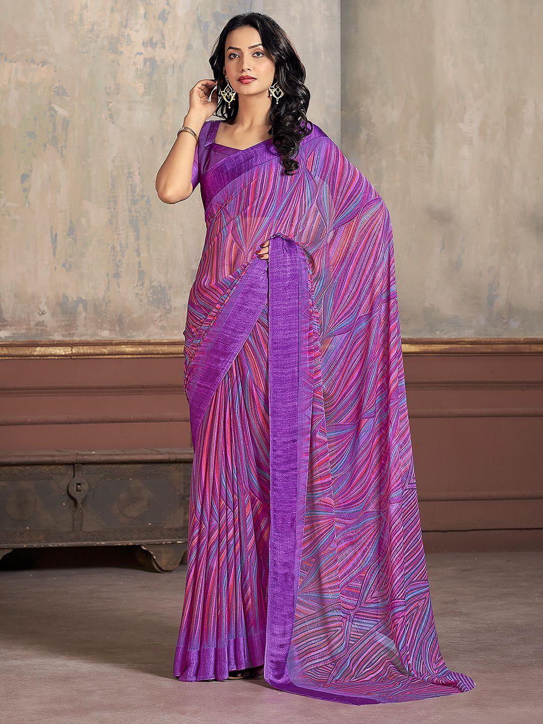 mitera geometric printed saree