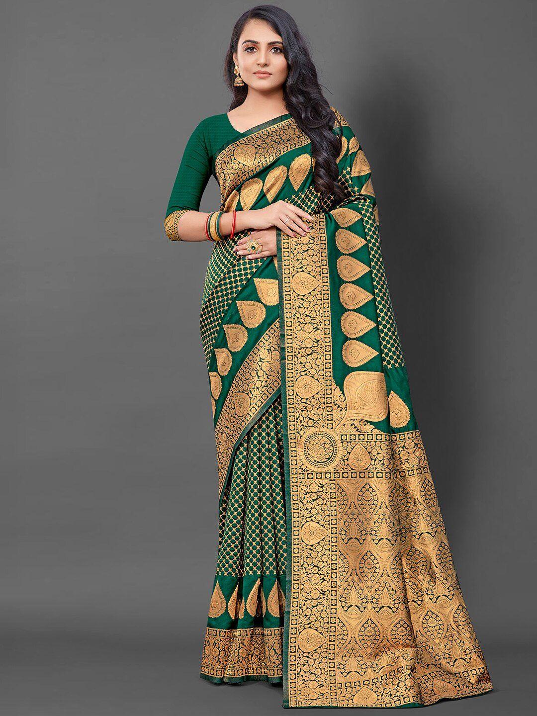 mitera geometric woven design banarasi saree