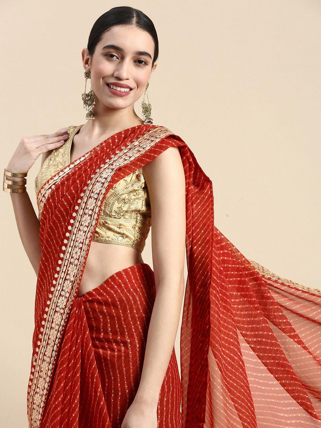 mitera leheriya gotta patti saree