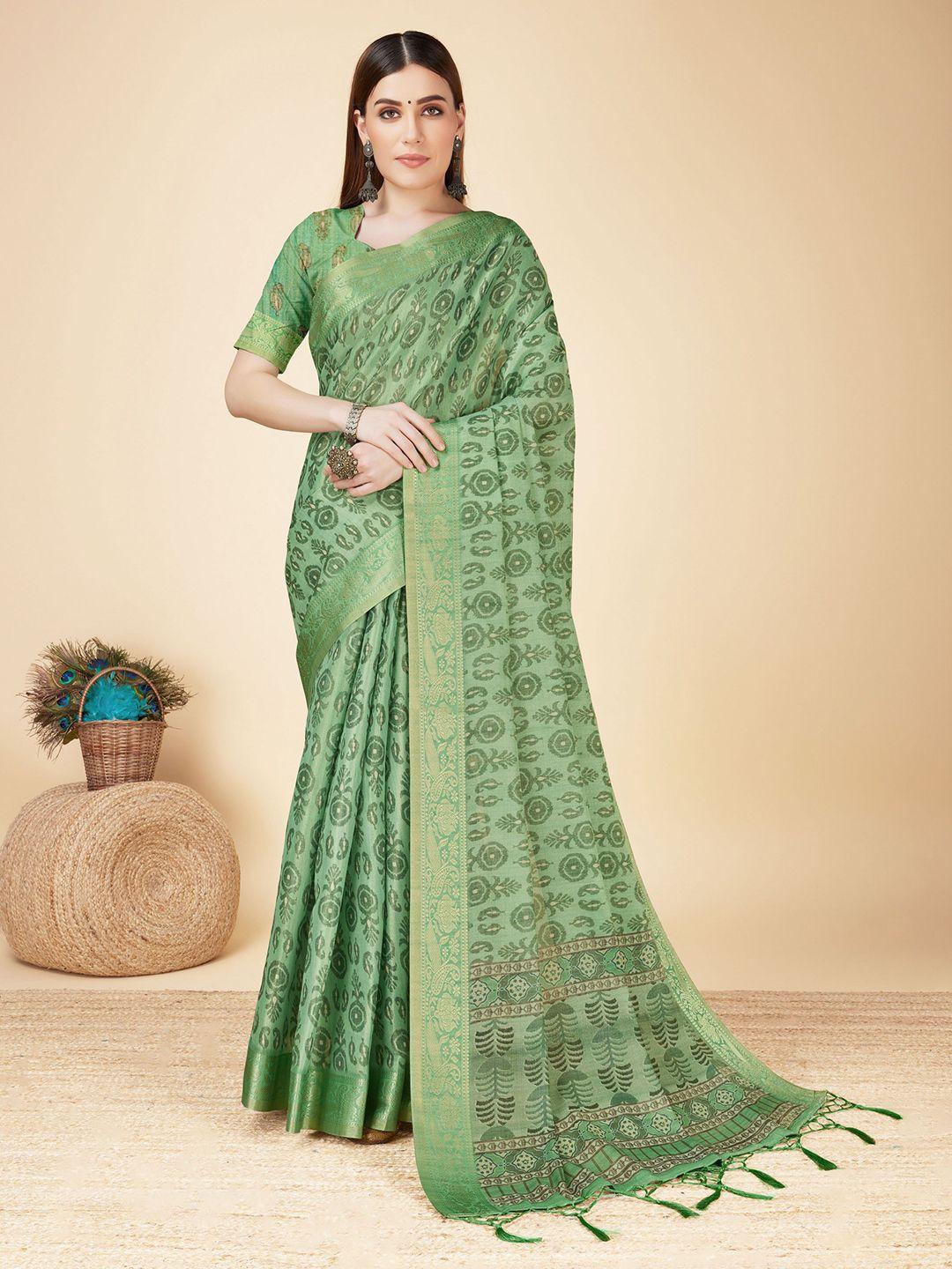 mitera paisley zari pure silk saree