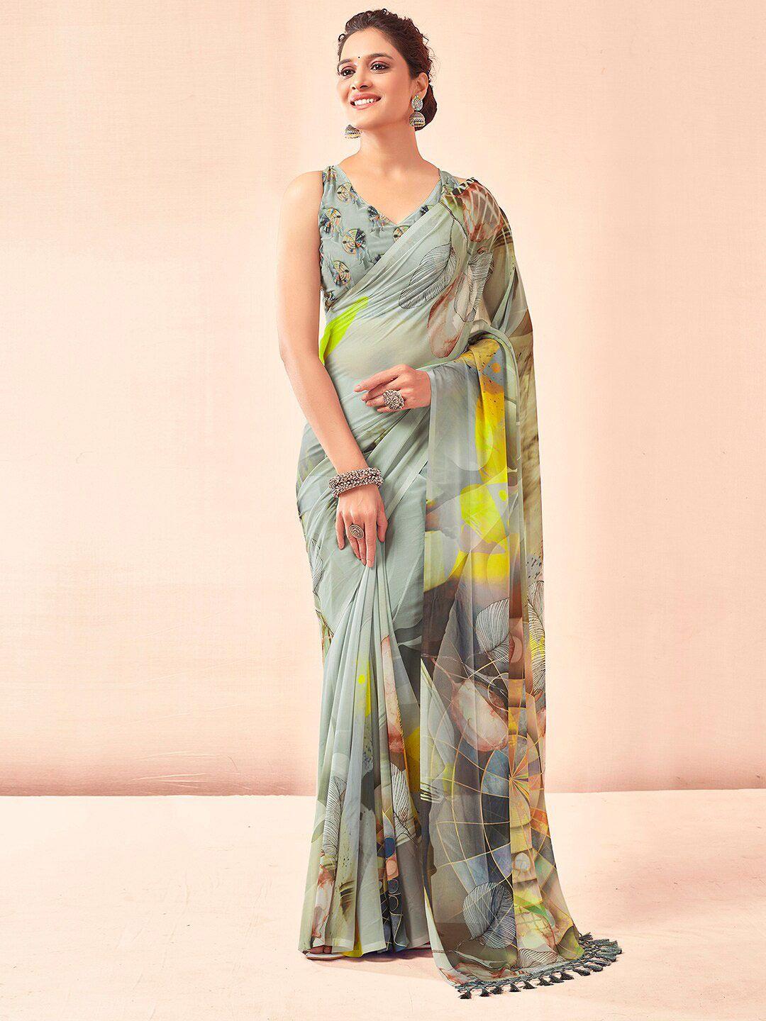 mitera poly georgette maheshwari saree