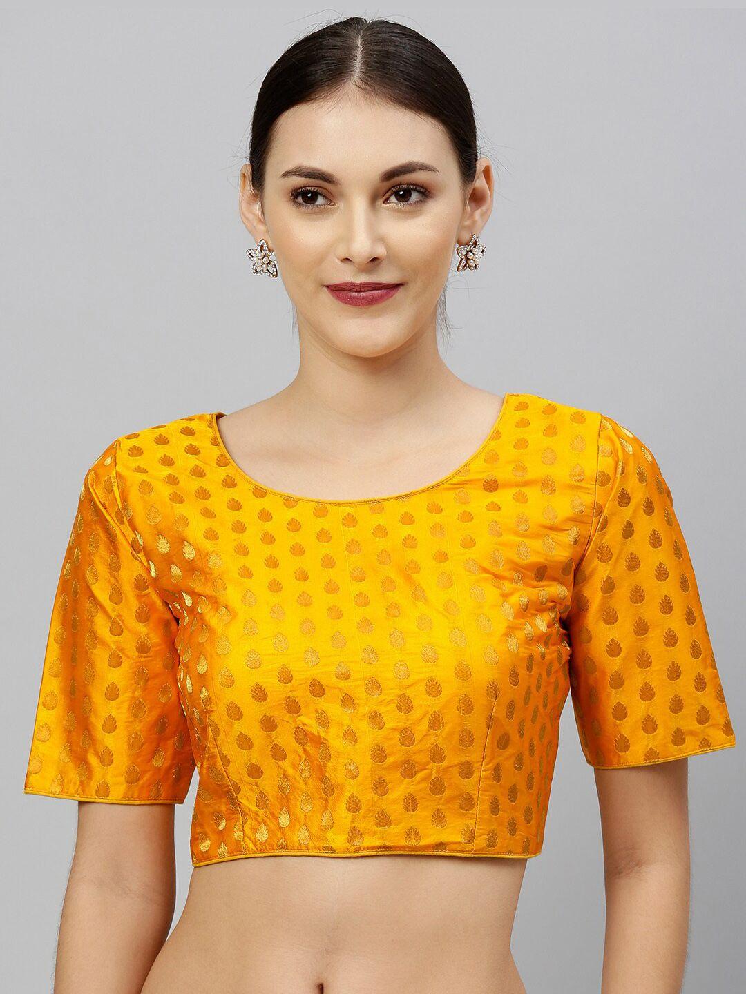 mitera printed saree blouse