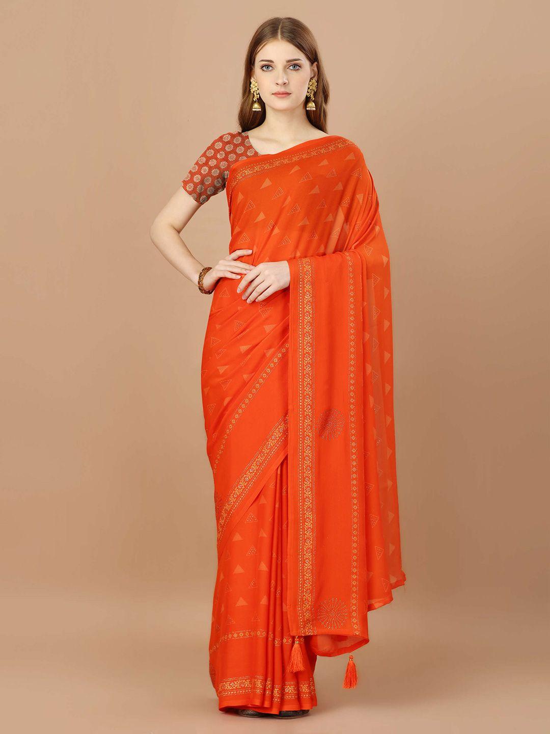 mitera pure georgette saree