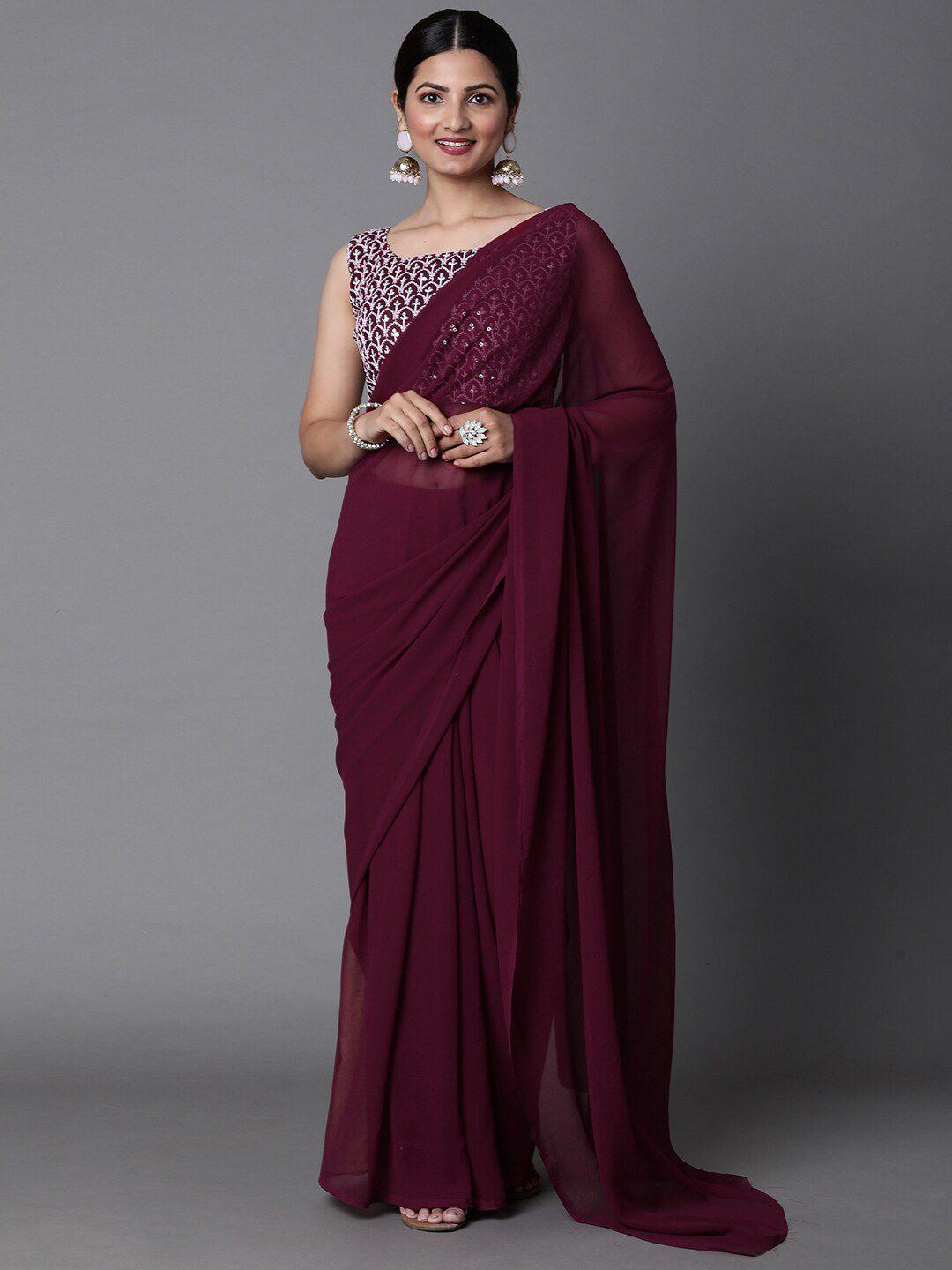 mitera pure georgette saree