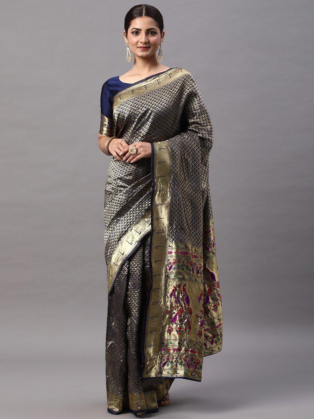 mitera silk blend kanjeevaram saree