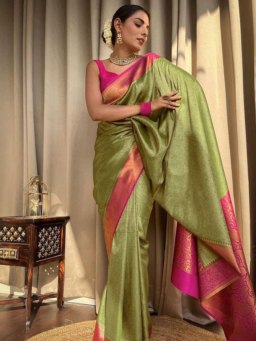 mitera woven design zari art silk saree